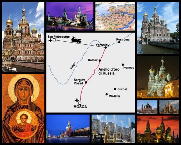 Mosca-Yaroslavl-San Pietroburgo
